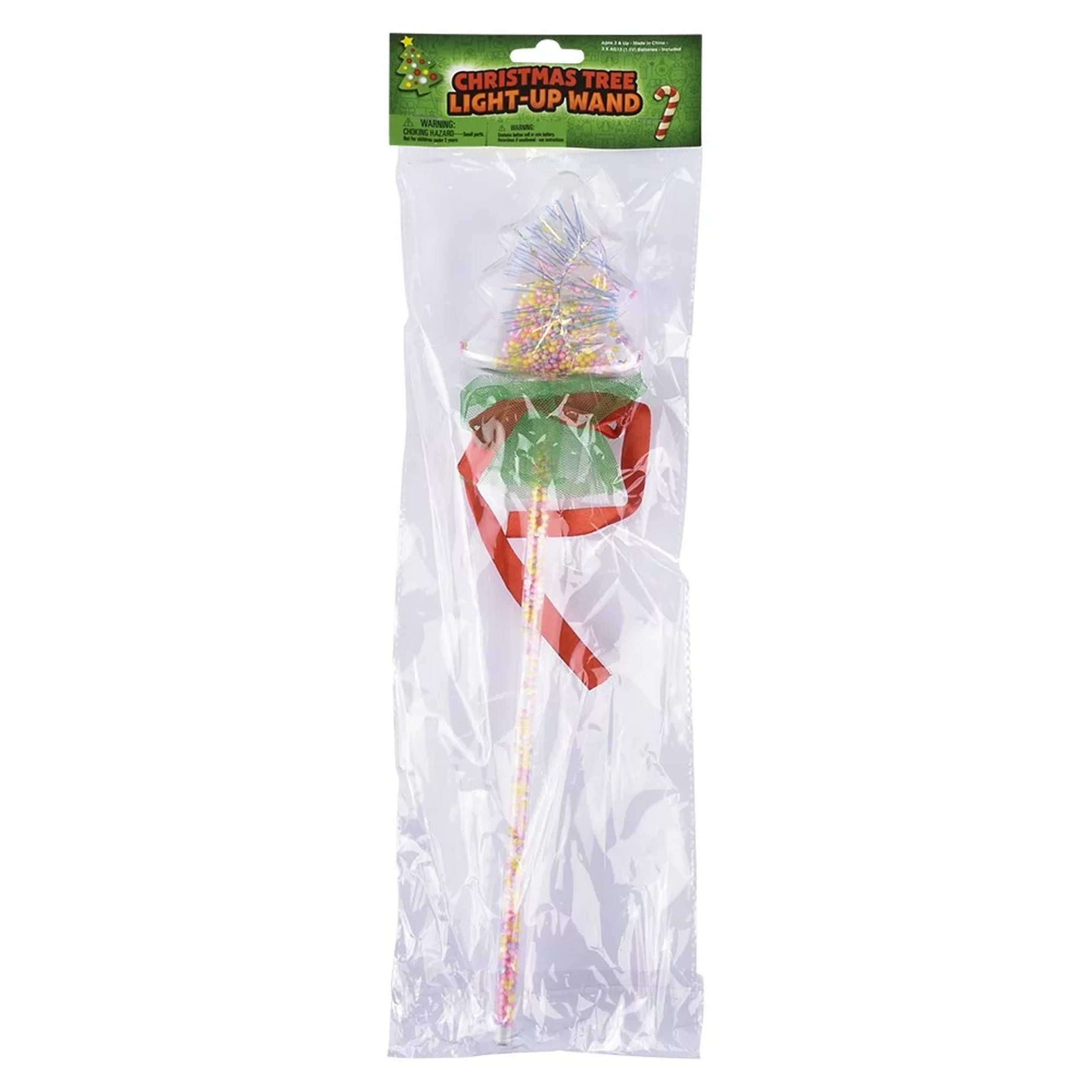 Light-Up Christmas Tree Wand Kids Toy In Bulk